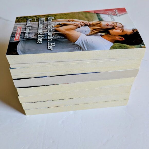 Harlequin Romance Larger Print Set Lot 7 PBK Small Various Authors Contemporary - Picture 6 of 7